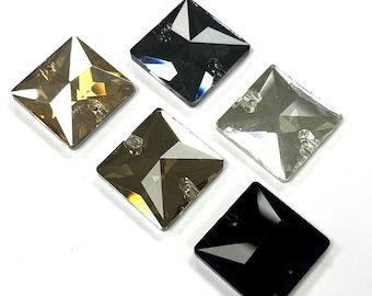 Strass quadrati da cucire - Abbellimenti lucidi per progetti di cucito