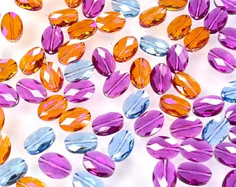 Koraliki owalne Swarovski 14 x 10 mm: Materiały do tworzenia biżuterii – Dostępne opcje kolorystyczne