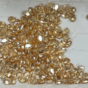Swarovski Golden Shadow Crystal Drop Stone: Jewelry Making (6x4mm, 8x6mm)