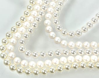 Swarovski Crystal Pearls 8mm - 50 Pieces per Pack - Color Options Available