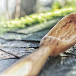 Handgemaakte houten lepel - kooklepel (olie geïmpregneerd)