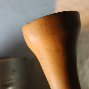 Wooden tealight holder - candlestick - 100% handmade -
