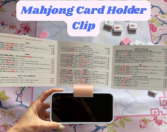 Handsfree Mahjong-korthållare | Telefonklämma för NMJL-kort