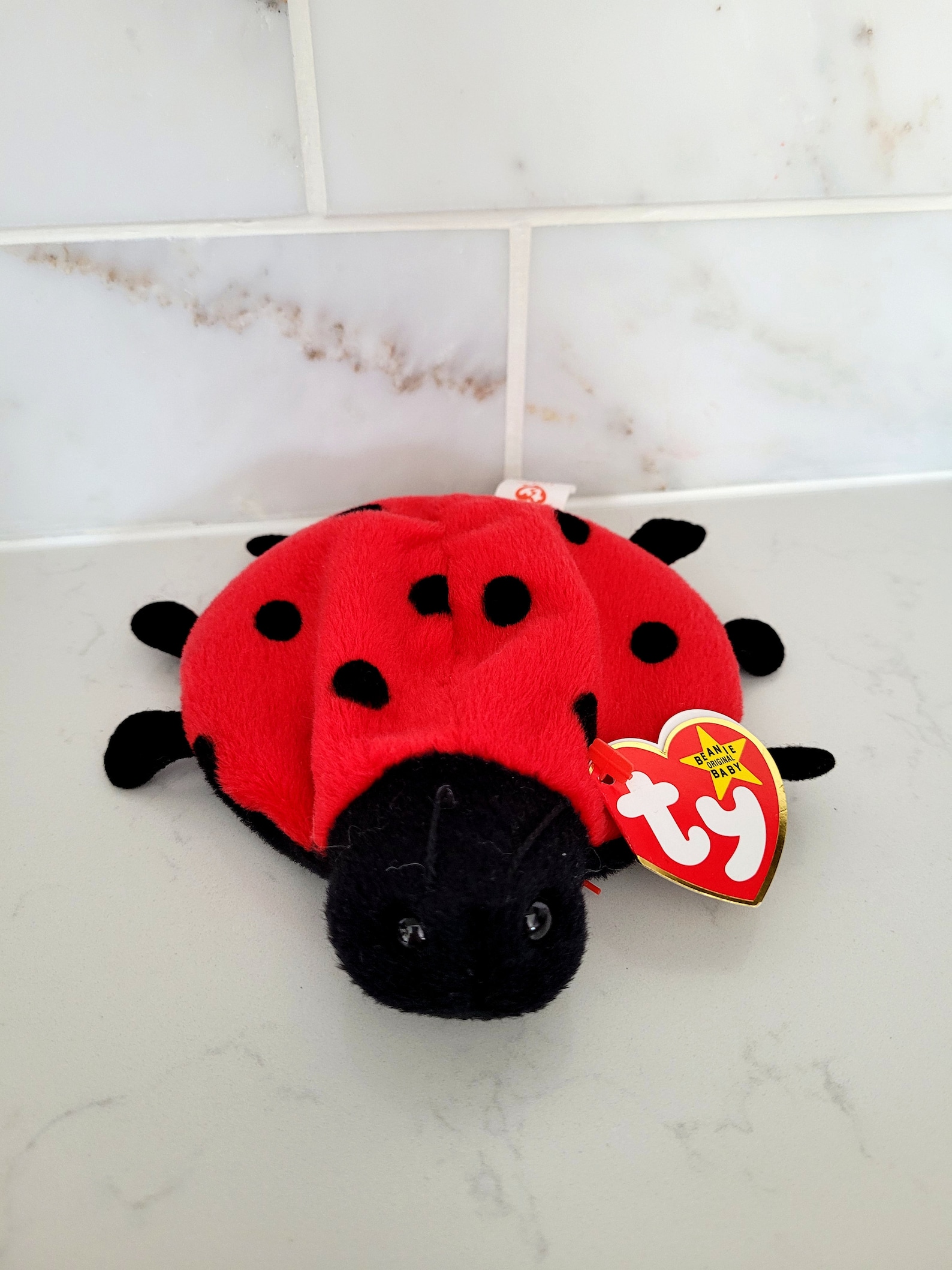Lucky Ladybug Ty Beanie Baby 1993 Etsy