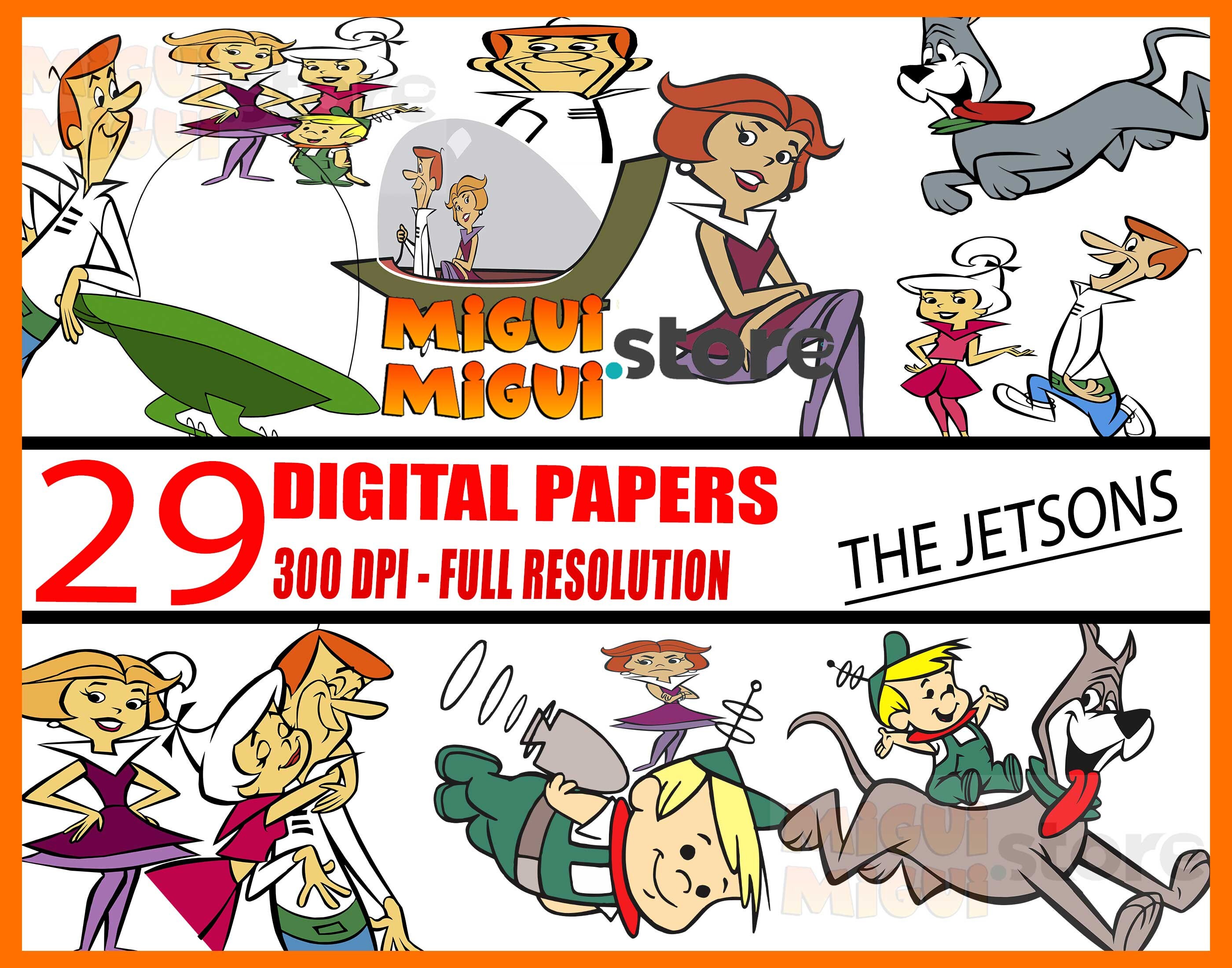 The Jetsons Digital Clipart The Jetsons PNG The Jetsons | Etsy