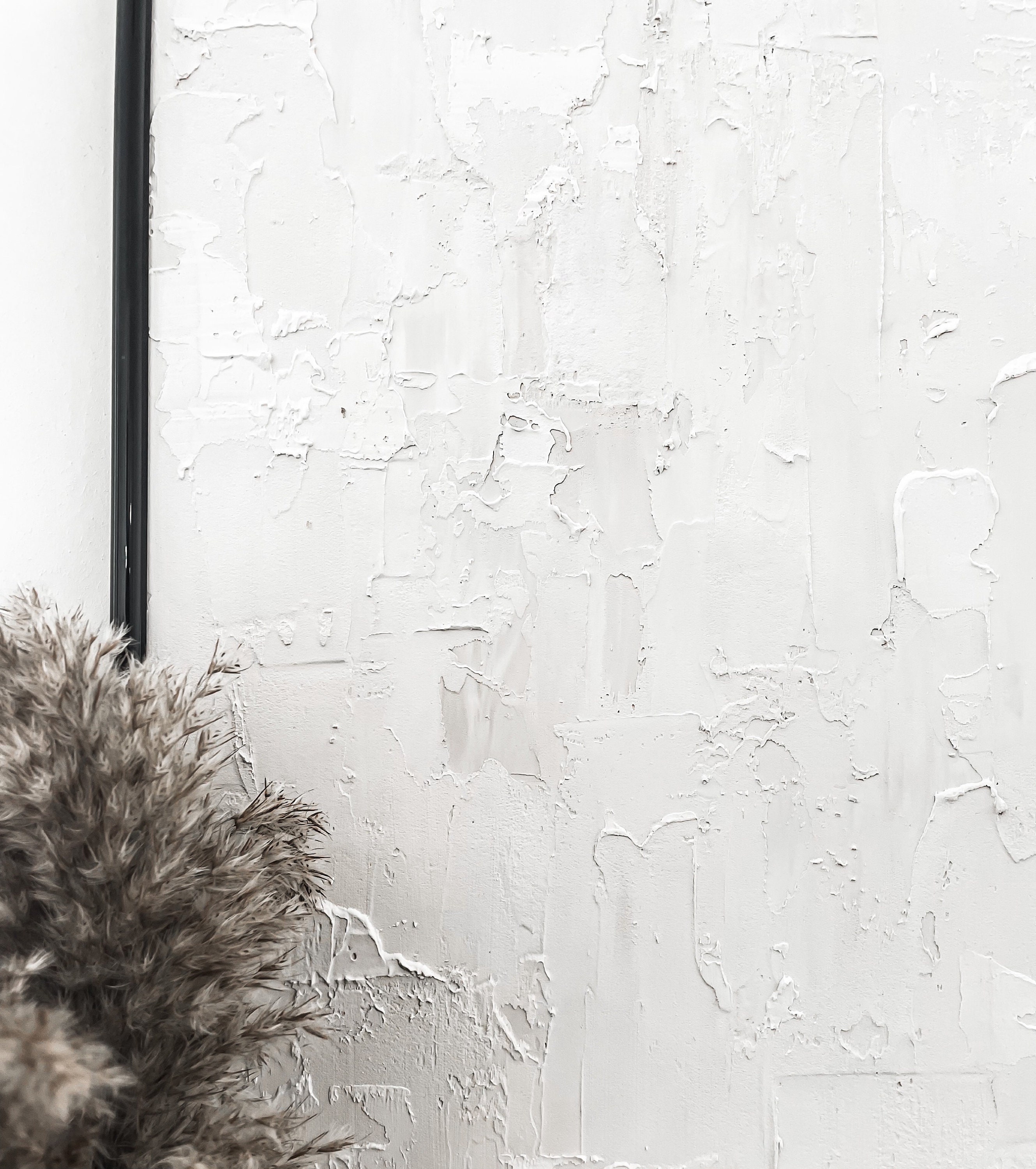 Bespoke Textured Framed Art The White Etsy