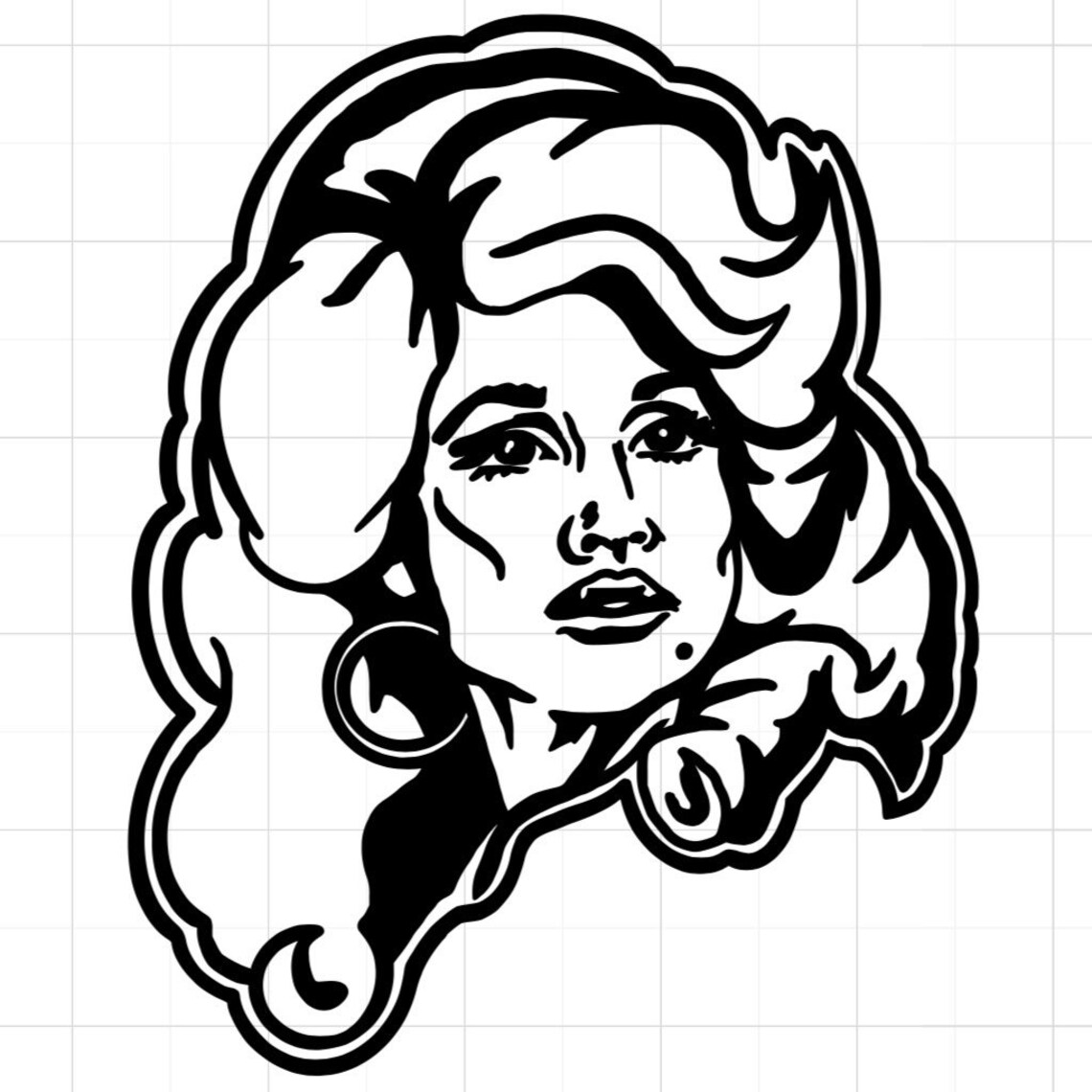 Dolly Parton Vinyl Decal Willie Nelson Waylon Jennings Patsy Etsy