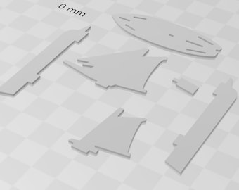 STL: 2-mast schoener Ironclad