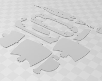 STL: 4 mast Longship for Pirates CSG