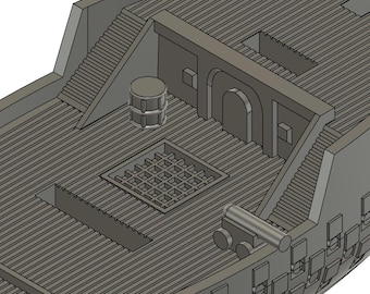 Gemeenschappelijke onderdelen 3D-piratenschip