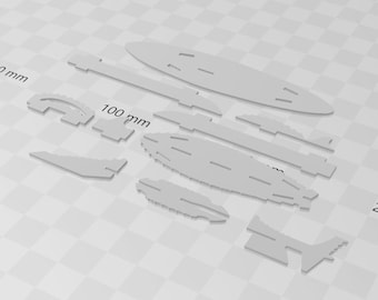 STL: 4 Mast Sub for Pirates CSG