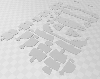 STL: 10 Mast Longship for Pirates CSG