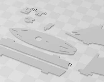 STL: 2-mast torentjeschoener Ironclad