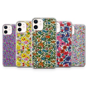 Custodia per telefono a forma di fiore, cover floreale per iPhone 14Pro, 13, 12, 11, XR, 7, 8, Samsung S23, S22, S21FE, A53, A14, A13, Pixel 7, 6A