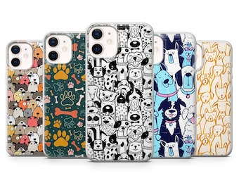 Dog Phone Case, Cute Pet Dog, Puppy Cover for iPhone 14Pro, 13, 12, 11, XR, 7, 8, Samsung S23, S22, S21FE, A53, A14, A13, Pixel 7, 6A