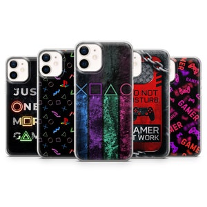 Gamer Boy Phone Case Gaming Ps Cover for iPhone 14Pro, 13, 12, 11, XR, 7, 8, Samsung S23, S22, S21FE, A53, A14, A13, Pixel 7, 6A