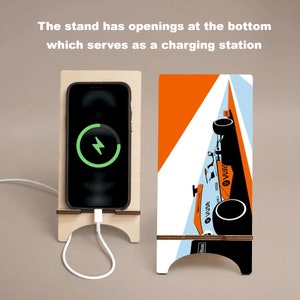 Handmade stand Wood Phone Stand, Decorative stand Holder for iPhone 14 13 12 11 Pro Max, Samsung S23 S22 S21, Pixel 7A Pro 6A