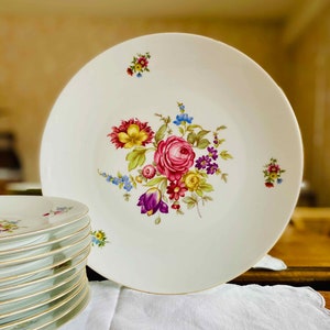 Bareuther Waldsassen porcelain dessert service - Bavaria