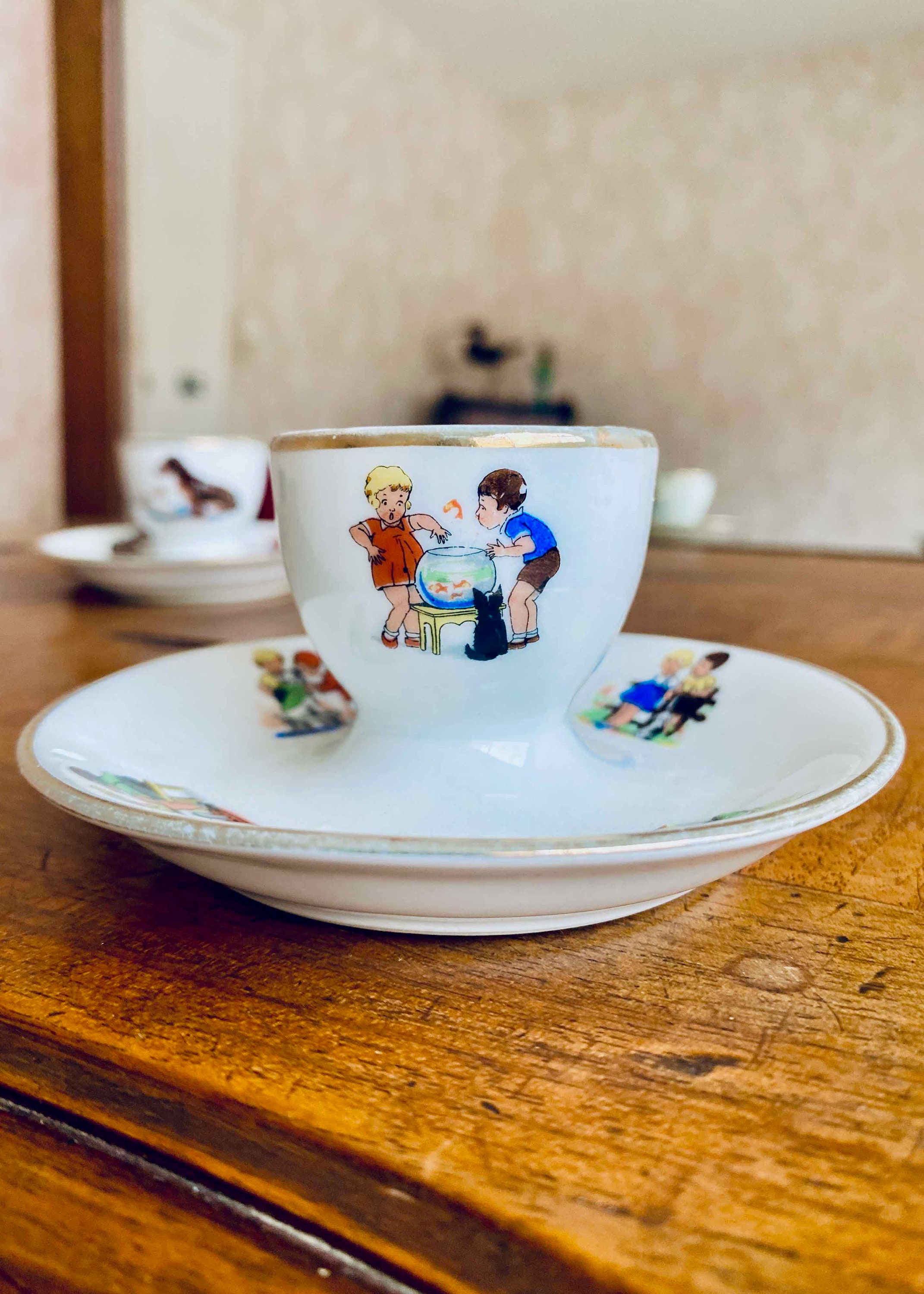 ヴィンテージ MEHUN FRANCE ティーセット