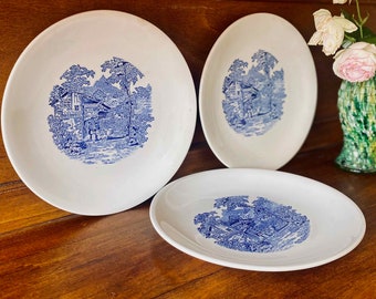 3 Luneville Badonviller plates