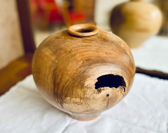 Hand Turned Wooden Vases Etsy