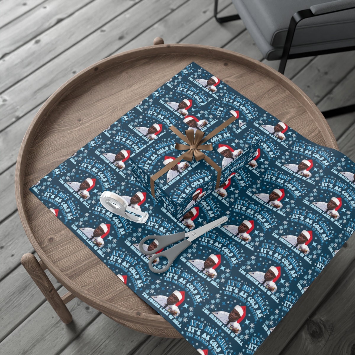 Captain Holt Gift Wrap, Brooklyn Nine Nine Christmas Wrapping Paper