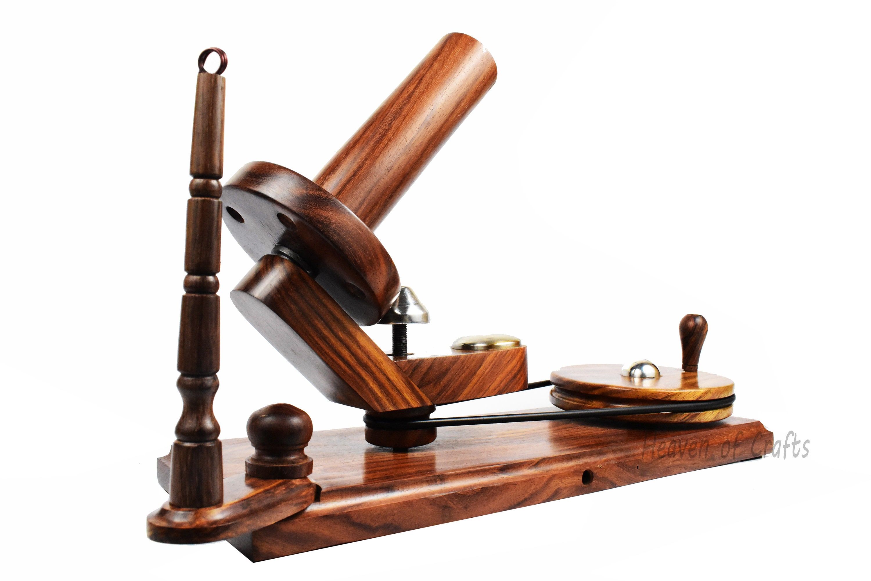 Rosewood Yarn Ball Winder for Crocheting Knitting Large Etsy