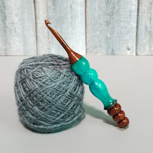 Epoxy and Rosewood Mix Yarn Bowl and Crochet Hook 3.5 Mm to 12 Mm Crochet  Hook Soft Handle Knitting Needles for Knitting Crocheting Handle 