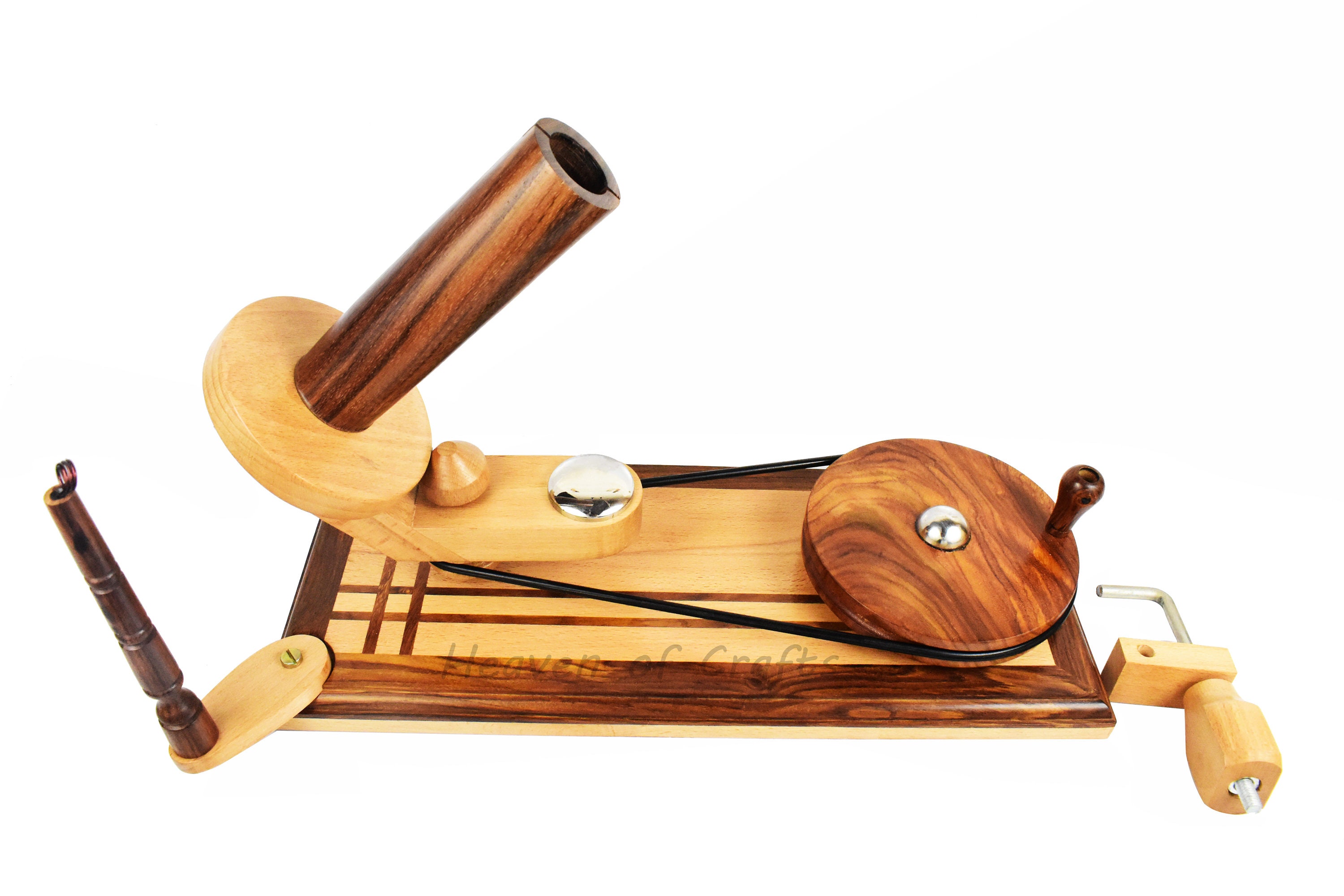 Rosewood Yarn Ball Winder for Crocheting Knitting Large Etsy