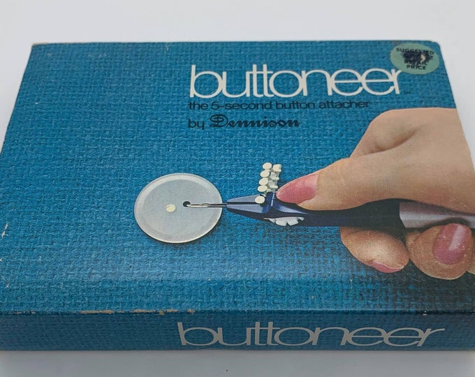 Vintage Original Buttoneer by Dennison 1968 Etsy