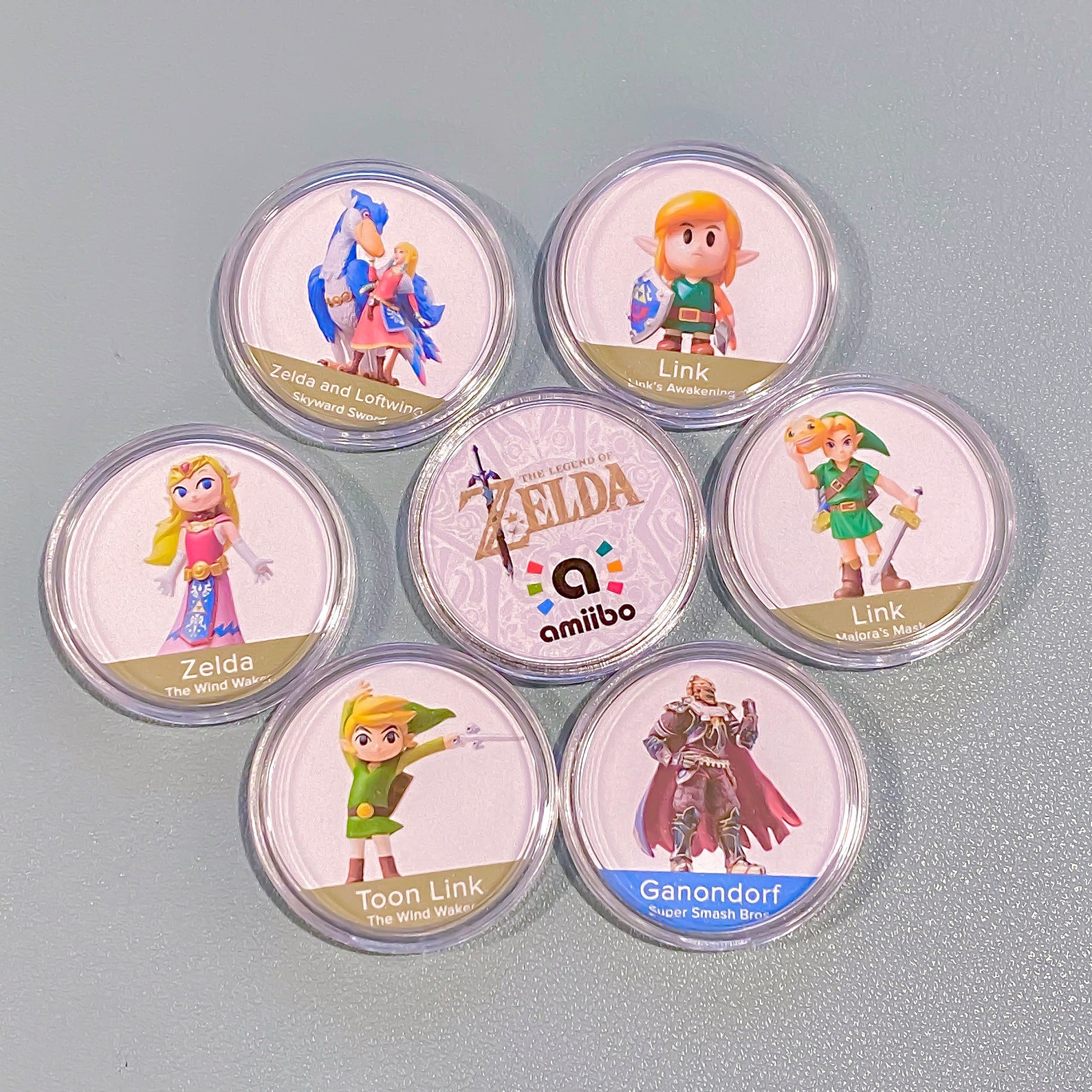 Zelda Handmade Amiibo NFC Coins Breath of the Wild Skyward Etsy