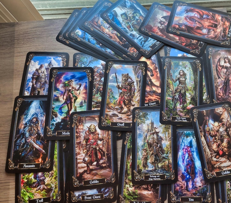 Deck of Illusions - A D&D 5e Magic Item - Etsy Australia