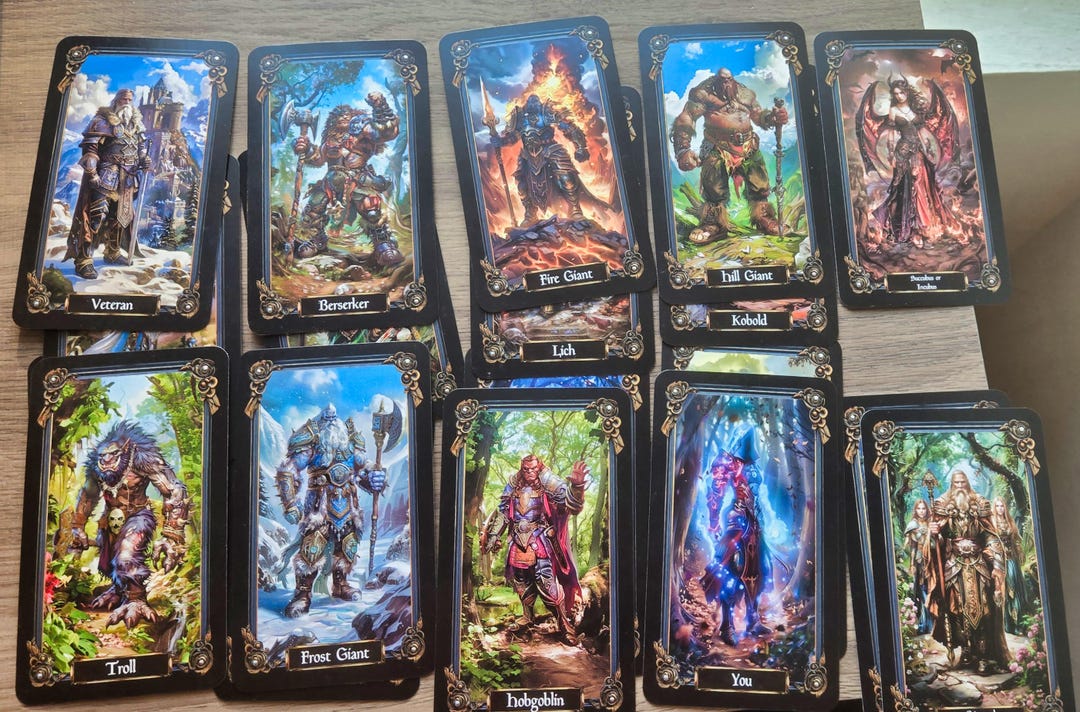Deck Of Illusions A D D 5e Magic Item Etsy Deck of illusions a d d 5e magic item etsy