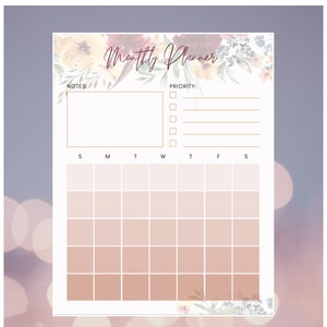 Monthly Planner Organizer