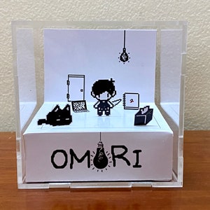 omori-themed graduation caps i made for me & my friend! : r/OMORI