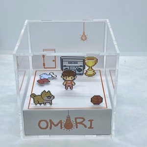 3D Cube Kel Diorama Orange Space Omori