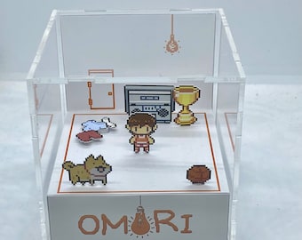 3D Cube Kel Diorama Orange Space Omori