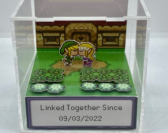 Customizable 3D Cube Diorama The Legend Of Zelda Anniversary Link To The Past