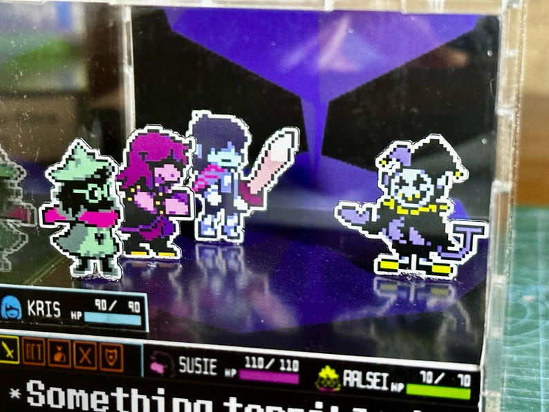 3D Cube Diorama Deltarune - Jevil Diorama - Etsy Australia