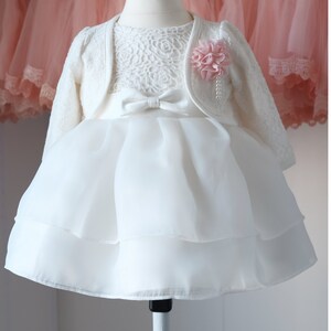 Lusiniya Taufkleid Festkleid Mädchenkleid Babykleid Sommerkleid M11 Bild 1