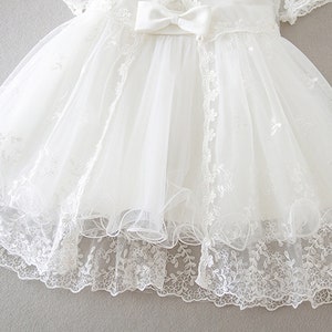 2tlg. Taufkleid Festkleid Mädchenkleid Babykleid Sommerkleid BM24 Bild 8