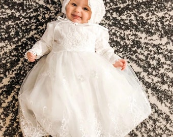 Hilda christening dress, party dress, girls dress, baby dress BM13