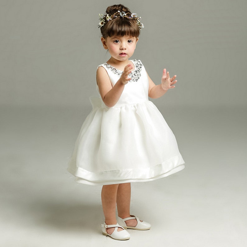 Lea Taufkleid Festkleid Mädchenkleid Babykleid Sommerkleid BM34 Bild 5