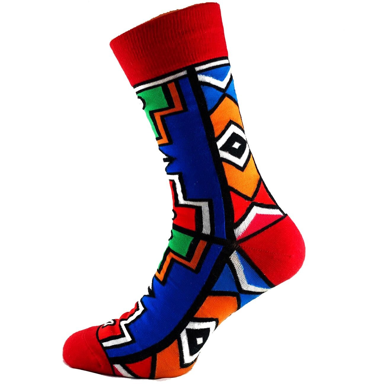 6 Pack African Print Unisex Cultural Fashion Socks | Etsy