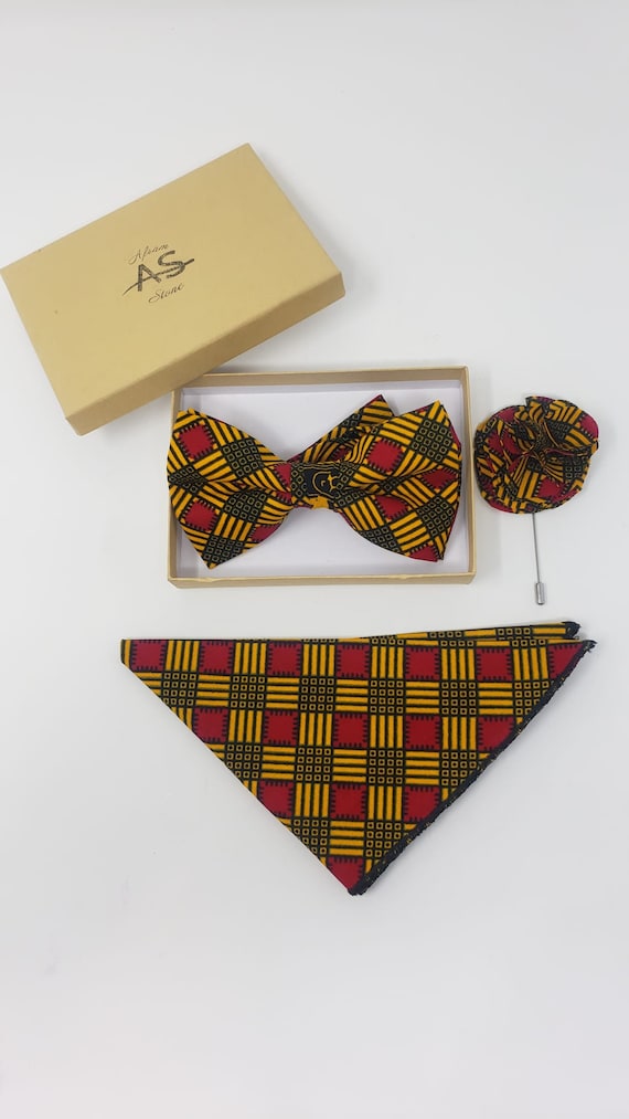 ankara bow tie for ladies
