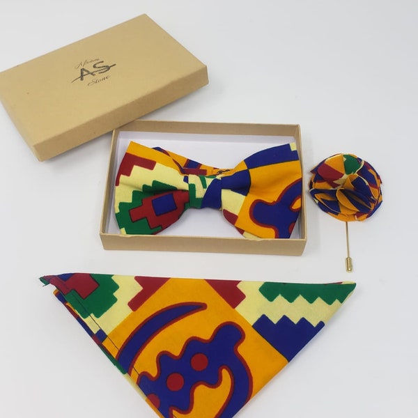 kente tie set
