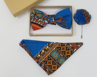 African Print Bow Tie