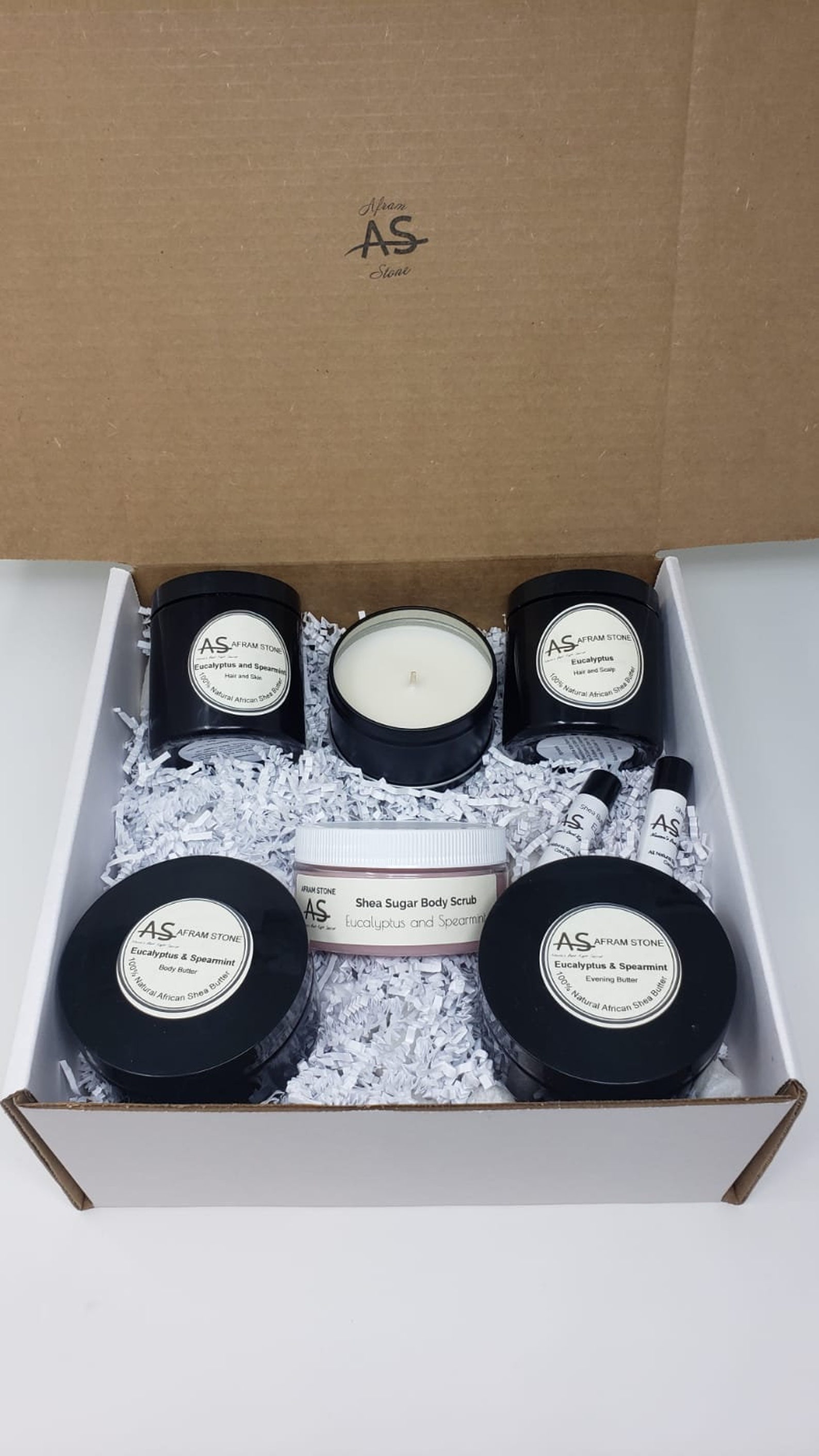 Afram Stone Shea Butter Gift Set Etsy UK