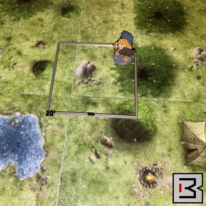 Area of Effect Templates for D&D 5e Spell Effects Etsy