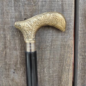 Engraved Derby  Handmade walking stick Vintage Solid wands,Handle Cane Wooden walking stick,Victorian style